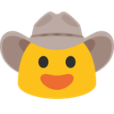 Blob Cowboy emoji