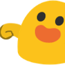 Blob Fist Bump Right emoji