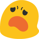 Blob Big Frown emoji