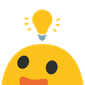 Blob Idea emoji