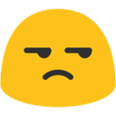 Blob Unamused emoji