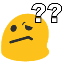 Blob Wait What emoji maker