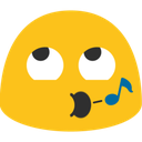 Blob Whistle emoji