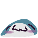 Blobshark Melty emoji maker