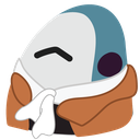 Blobshark Unhappyq emoji maker