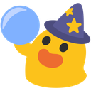 Blob Wizard emoji