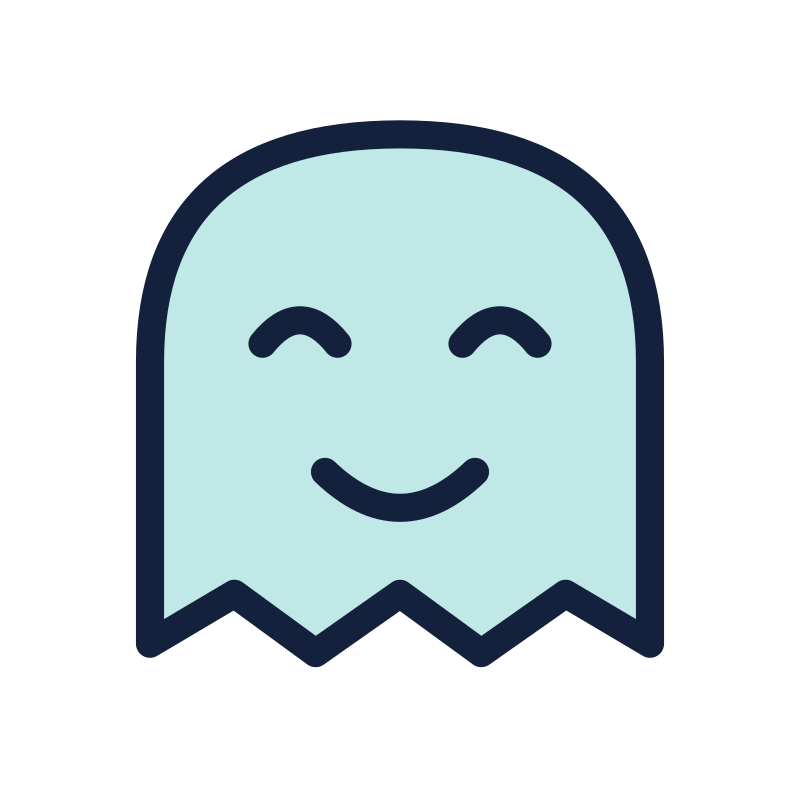 Smiling Moon ghost shown as an image attachment