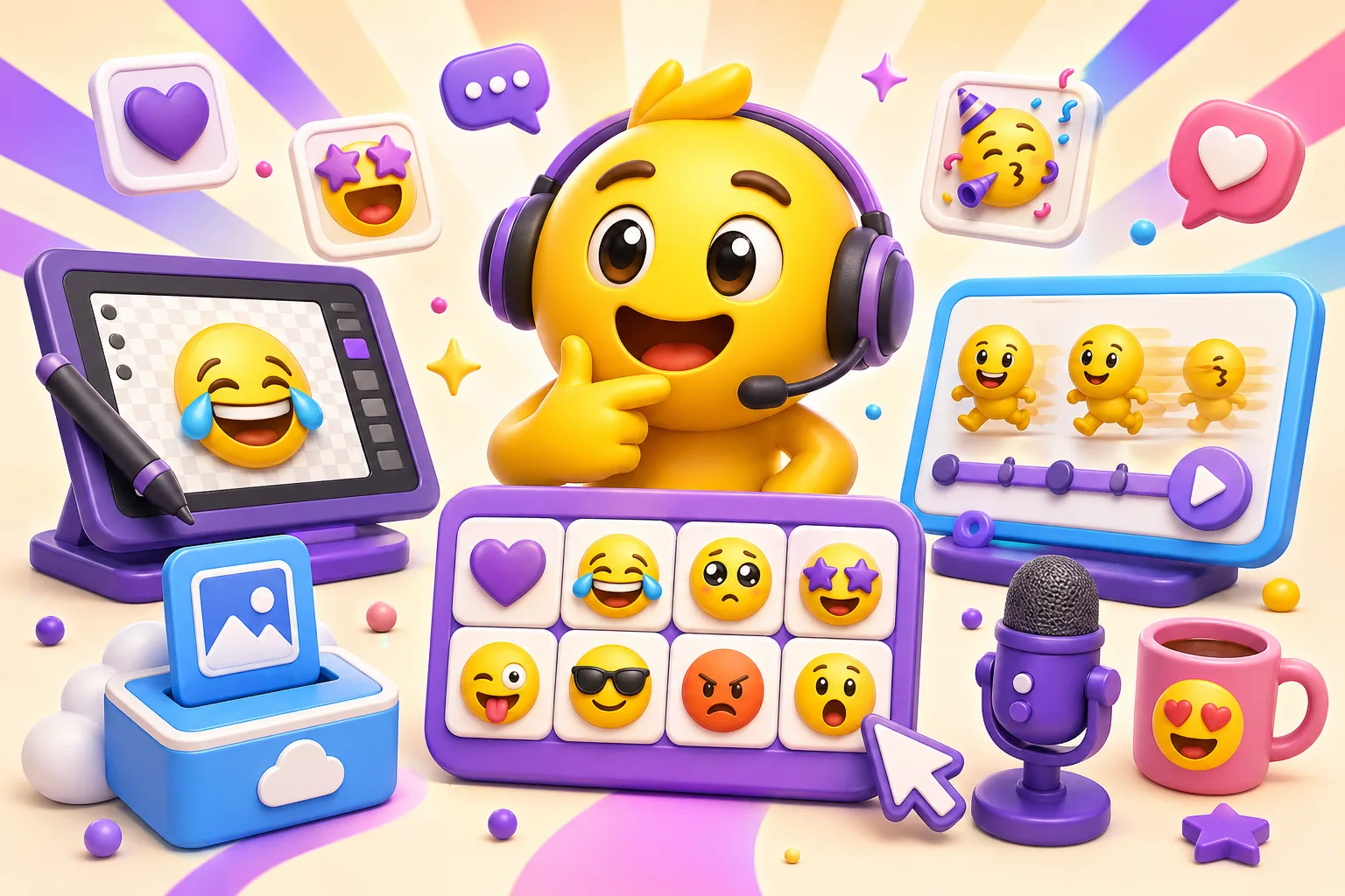 Best Twitch emote makers roundup illustration