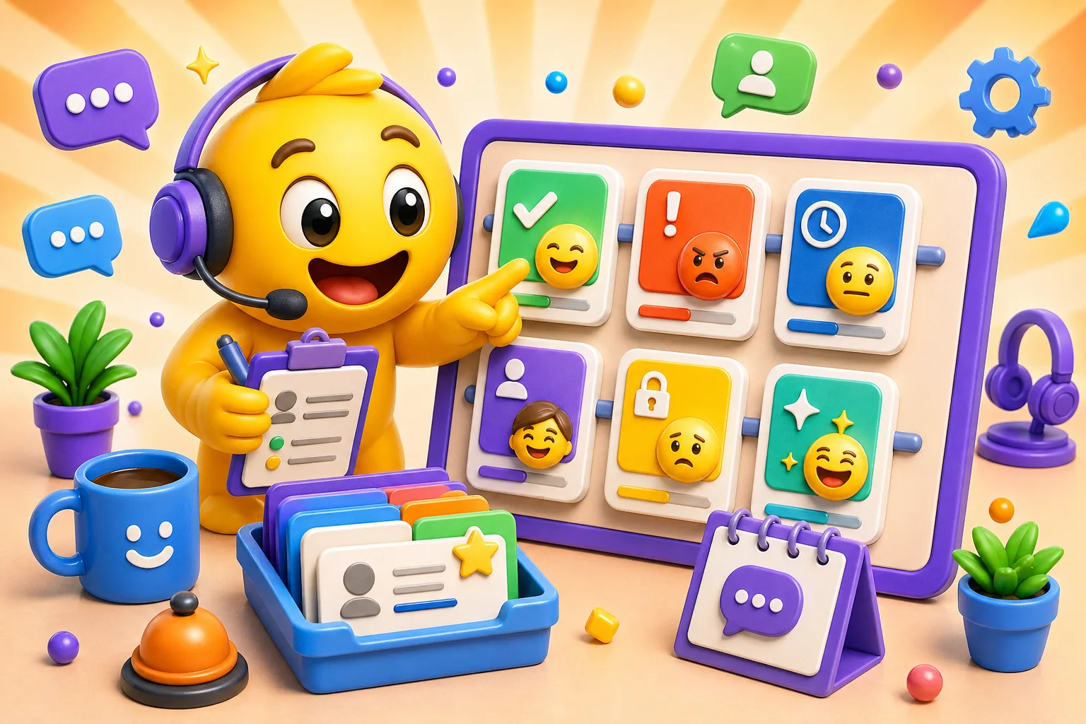 Customer support emojis