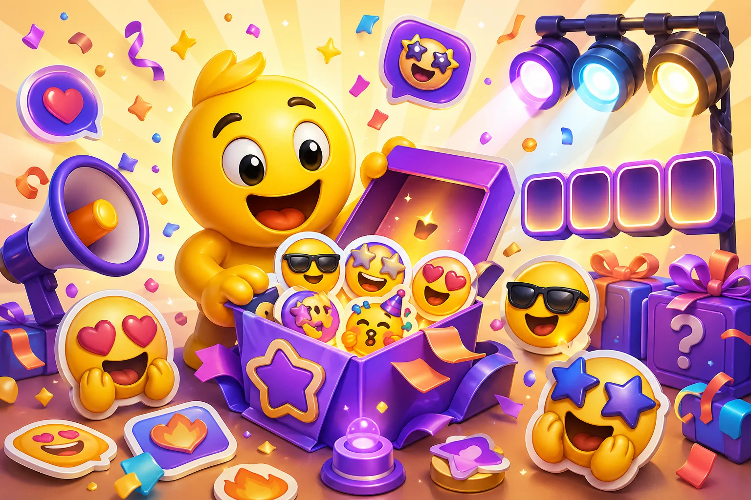 Emoji drop marketing