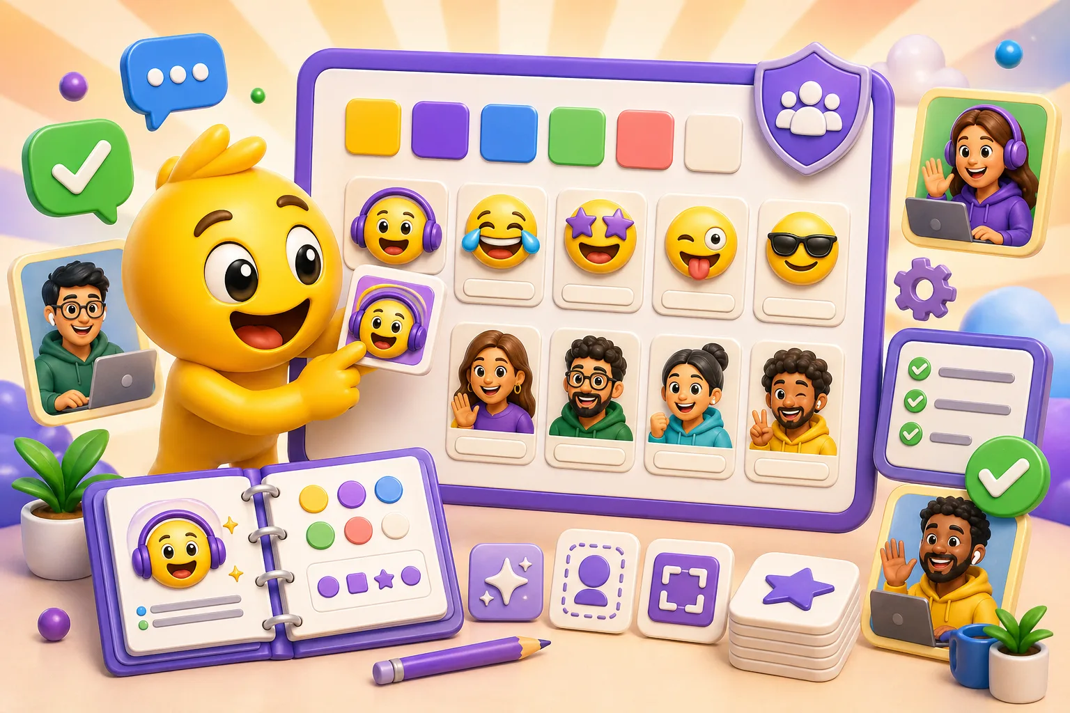 Remote team emoji guide