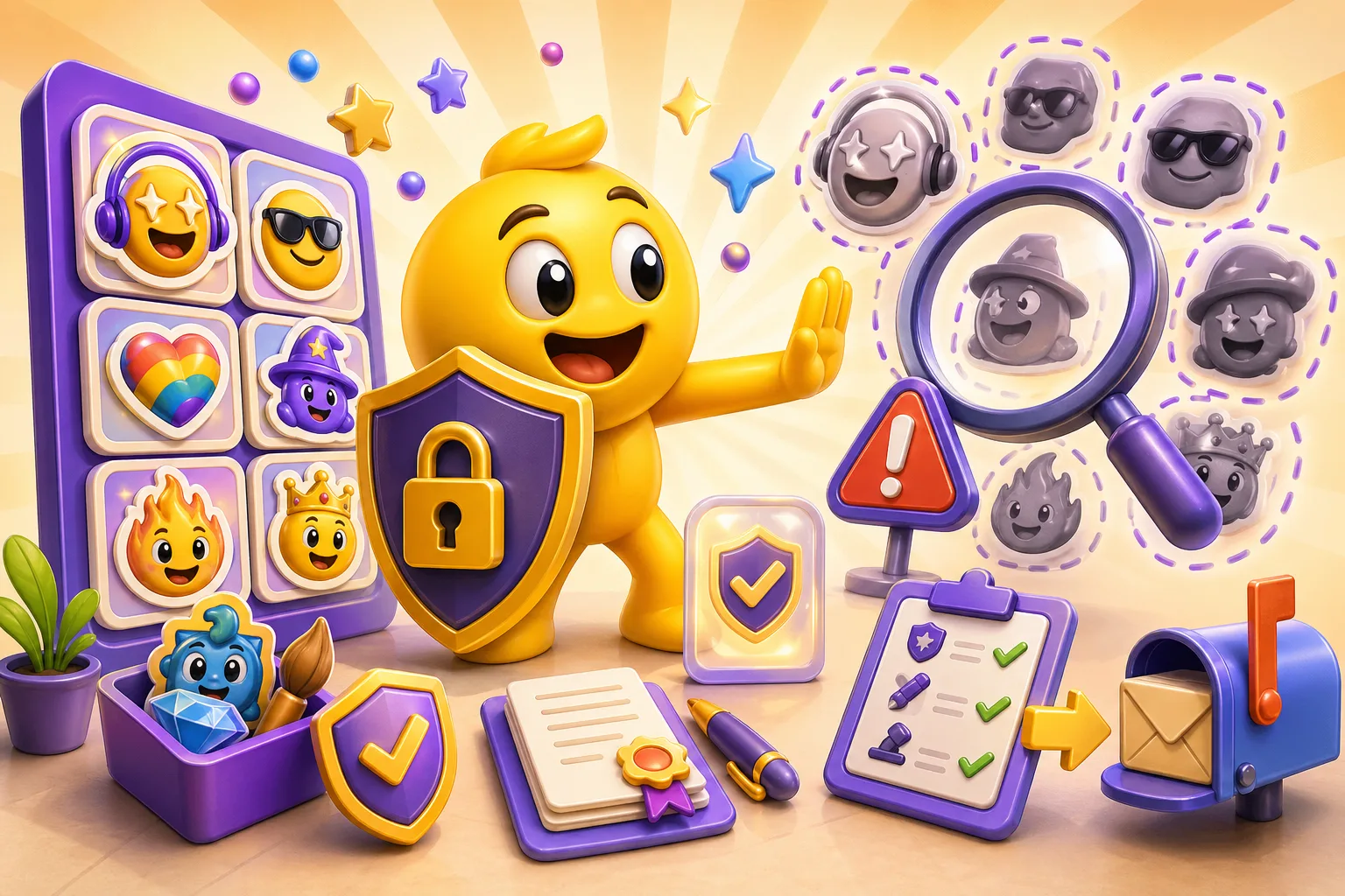 Emoji theft protection