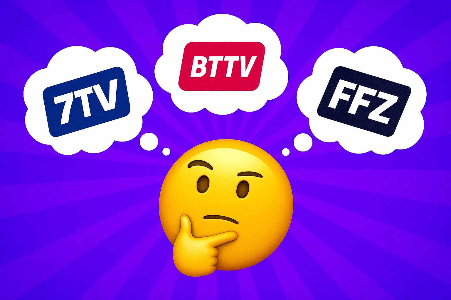 Twitch emote platform comparison