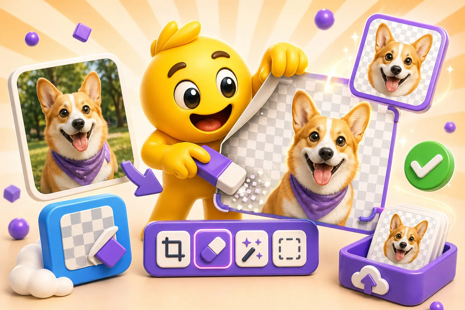 Background removal for emojis