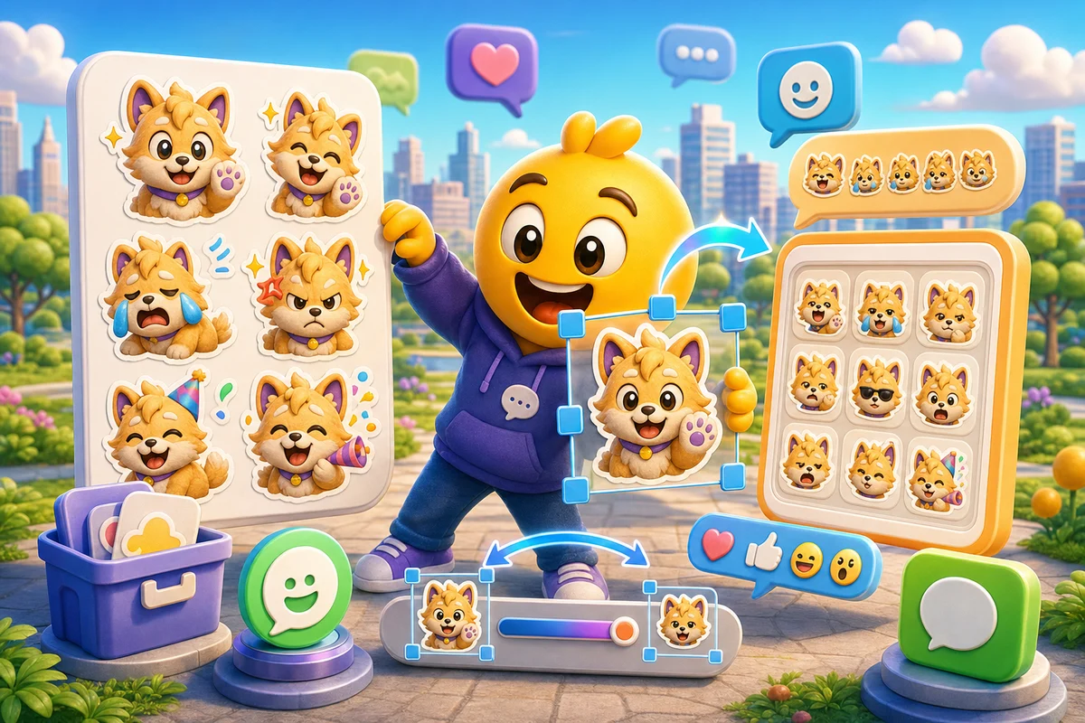 iMessage Stickers vs Custom Emoji: What Should You Make? illustration