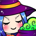 Bluehair Witch emoji maker