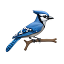 Bluejay emoji