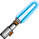 Blue Lightsaber emoji maker