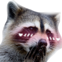 Blushingraccoon emoji maker