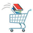 Book Shopping Cart emoji maker