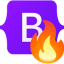 Bootstrap Fire emoji