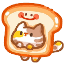Bread Kitten E emoji maker
