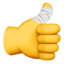 Broken Thumb emoji maker