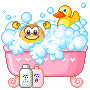 Bubblebath emoji maker