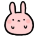 Bun Pink Blobq emoji maker