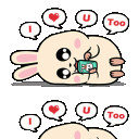 Bunni Iloveyoutooq emoji maker