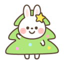 Bunny Christmasq emoji maker