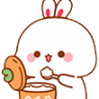 Bunny Cookingq emoji maker