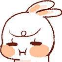 Bunny Hmph emoji maker