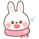 Bunny Scarfq emoji maker