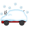 Car Snow emoji maker