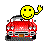 Car Waving emoji maker