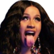 Cardib Tongue emoji maker
