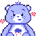 Carebear Blue emoji maker
