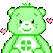 Carebear Green emoji maker