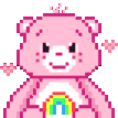 Carebear Pink emoji maker
