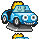 Carnival Ride Car Blue emoji maker