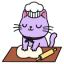 Cat Baking emoji