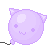 Cat Balloon Purple emoji