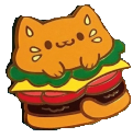 Cat Burger emoji