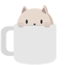 Cat Mugq emoji