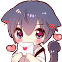 Catboylovemessageq emoji