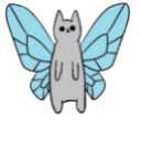 Catbutterfly emoji