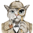 Catlock Holmes emoji