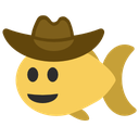 Cowboy Fish emoji