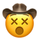 Dizzy Face Cowboy emoji